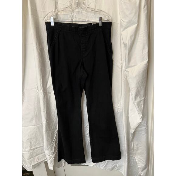 Chico's Platinum Denim Pull On Flare Reg Jean, BLK, Reg 2 (12/14). - Picture 1 of 6